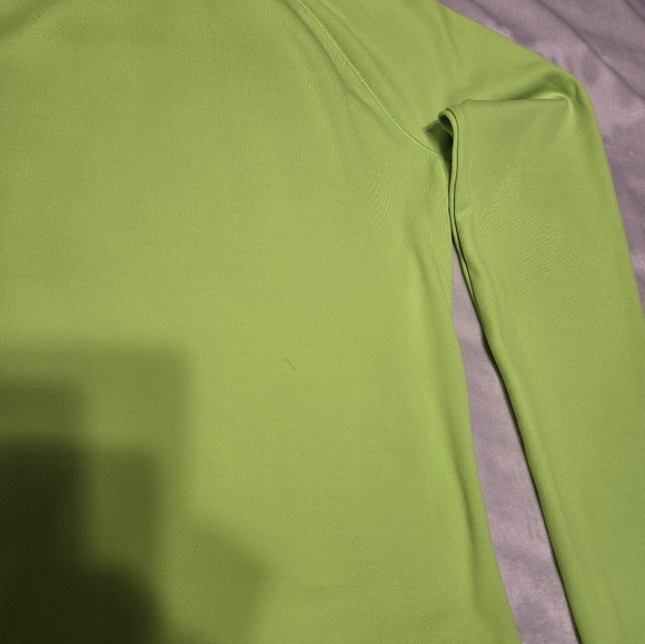 Under Armour Cold Gear Shirt Medium Lime - Picture 5 of 7